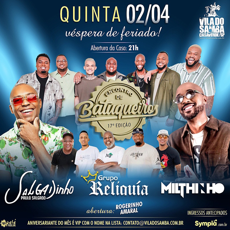 Pagode do EDB<br>e Convidados