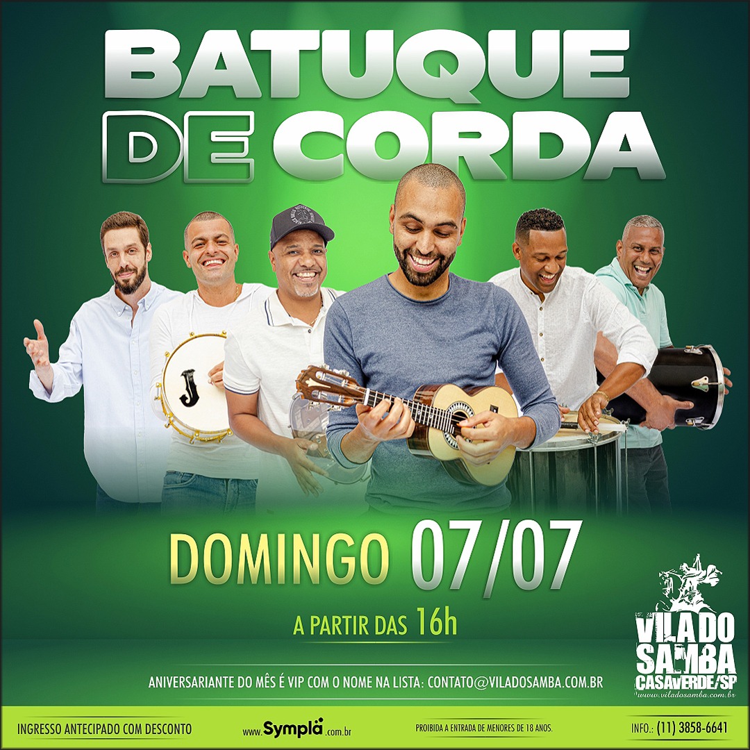 Roda de Samba Batuque de Corda