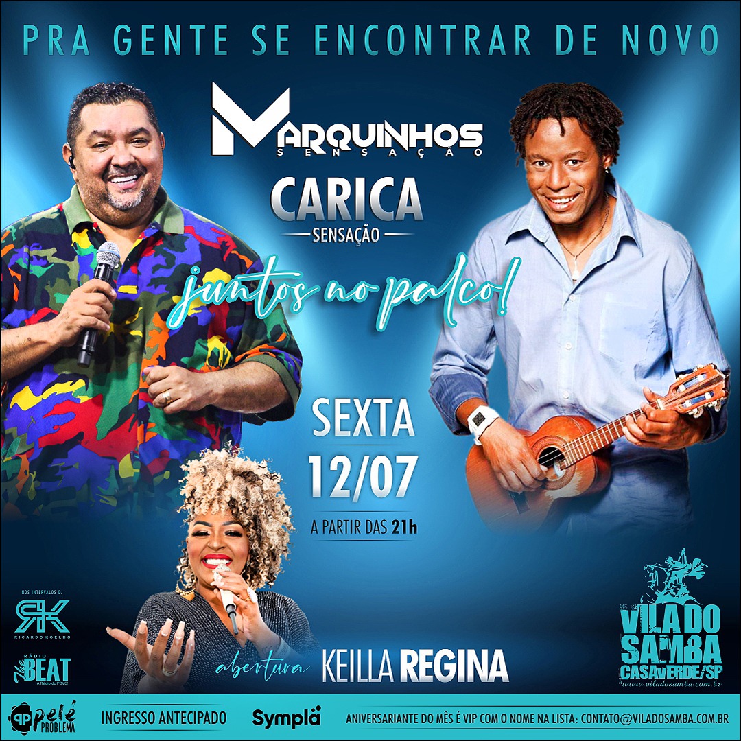 Marquinhos, Carica e Keilla Regina