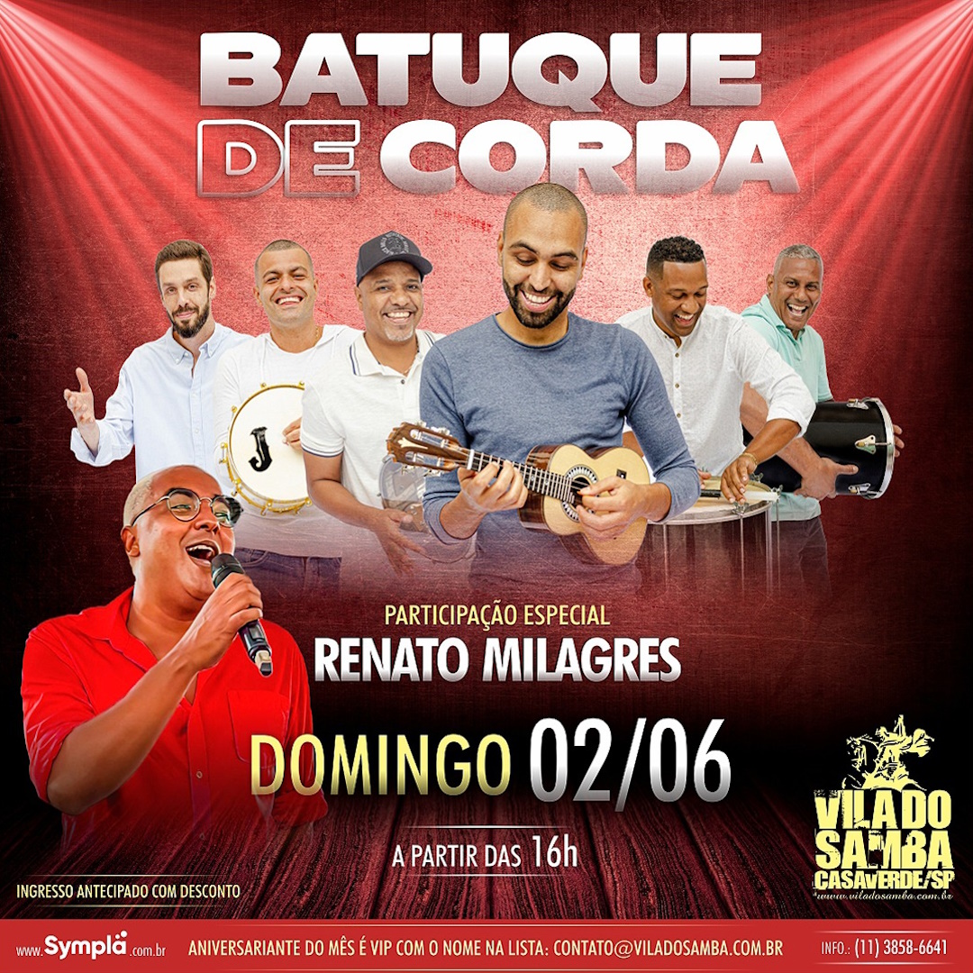 Batuque de Corda<br>e Renato Milagres