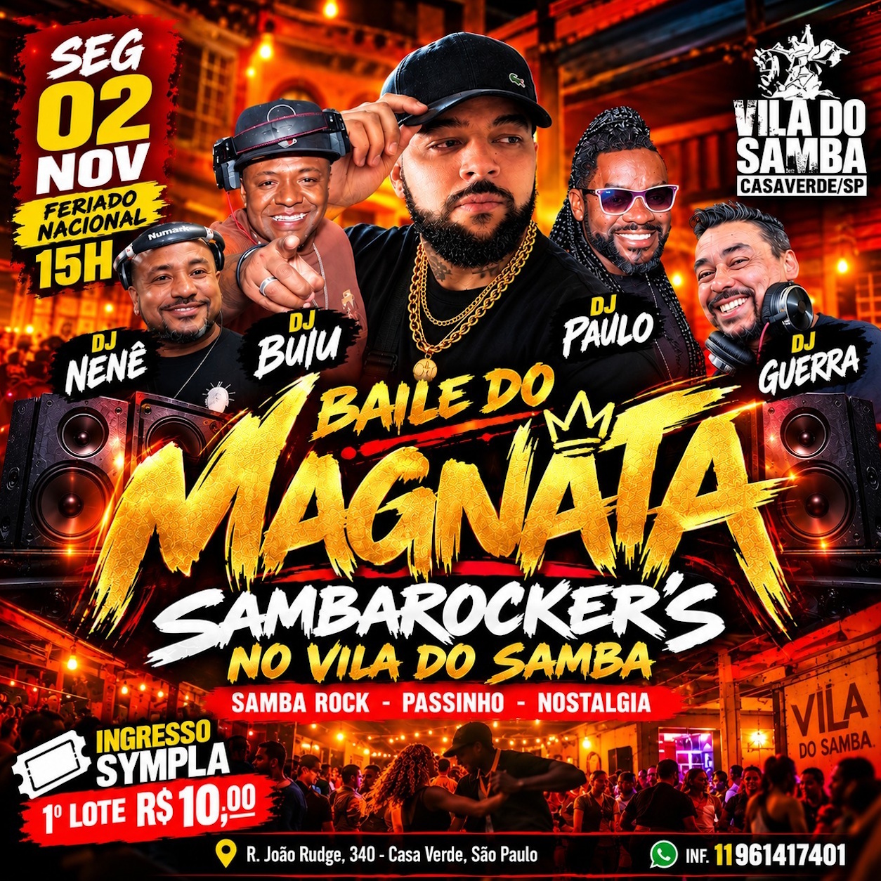 Baile do Magnata Sambarocker´s