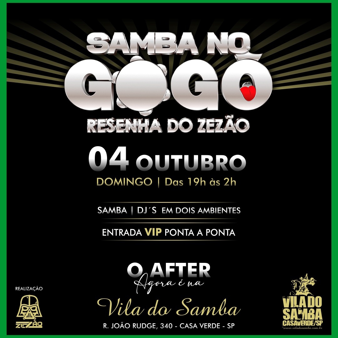 After da Resenha do Zezão com Grupo Samba no Gogó